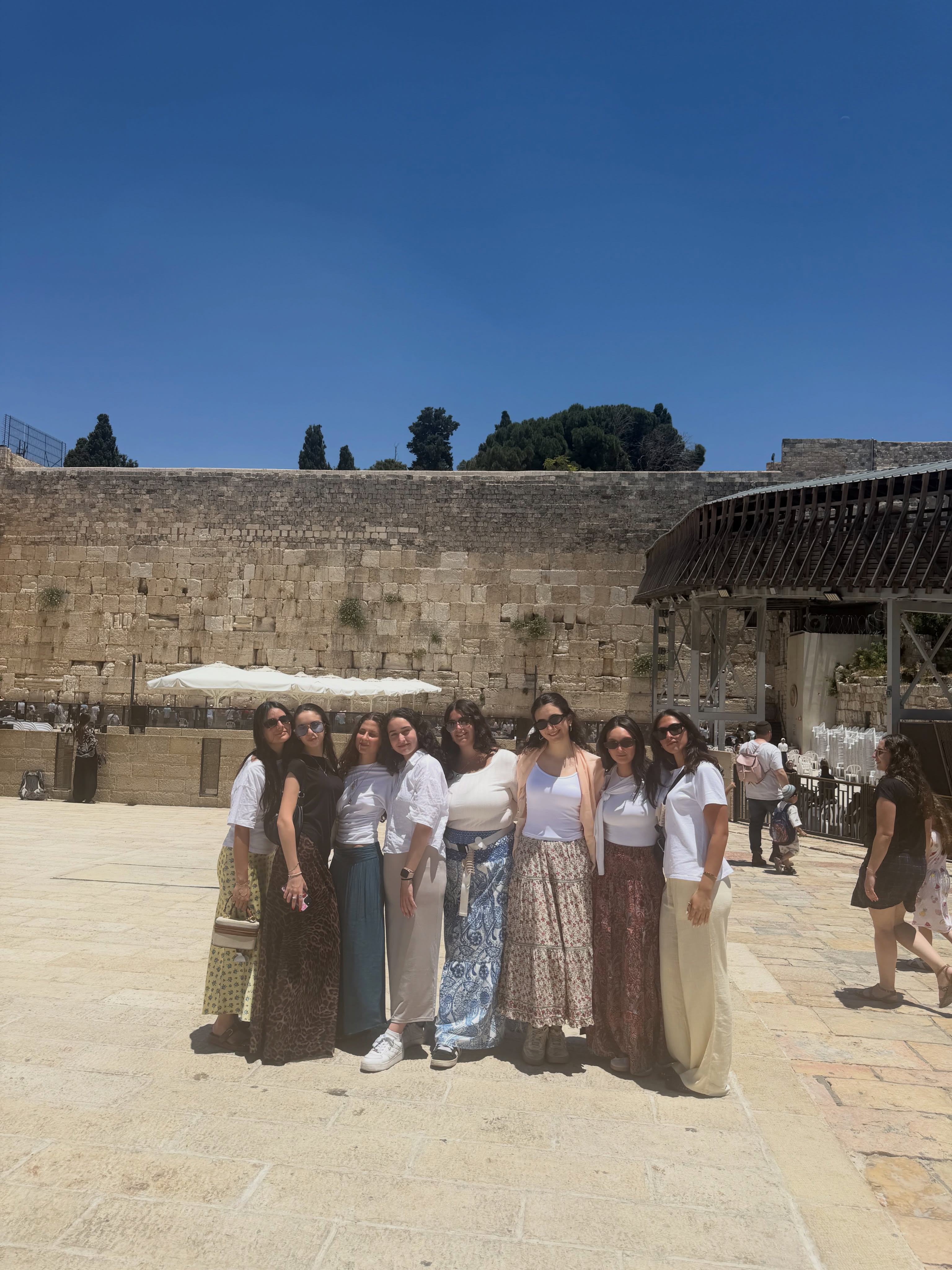 At the Kotel for the first time